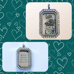 Origami Owl: Heritage Locket, Charms & Plate